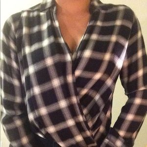 Plaid blouse